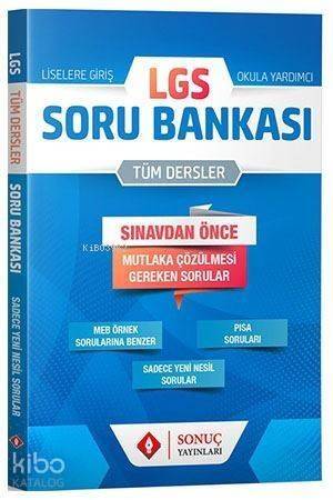 Sonuç Yayınları LGS Tüm Dersler Soru Bankası Sonuç - 1