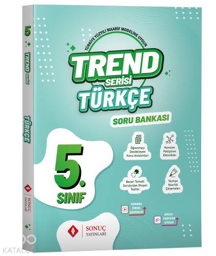 Sonuç Yayınları Trend Serisi 5.Sınıf Türkçe Soru Bankası - 1