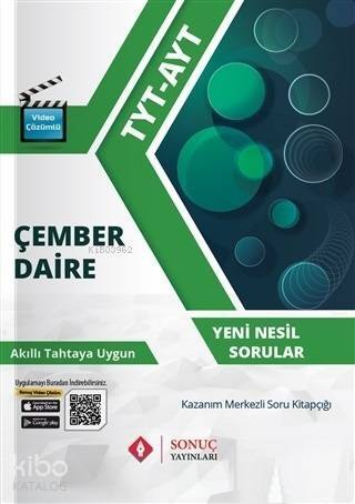 Sonuç Yayınları TYT AYT Çember Daire Kazanım Merkezli Soru Kitapçığı Sonuç - 1