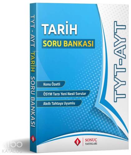 Sonuç Yayınları TYT AYT Tarih Soru Bankası Sonuç - 1