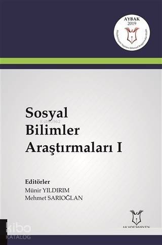 Sosyal Bilimler Araştırmaları 1 - 1