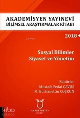 Sosyal Bilimler Siyaset ve Yönetim (Aybak 2018 Eylül) - 1