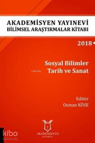 Sosyal Bilimler Tarih ve Sanat - 1