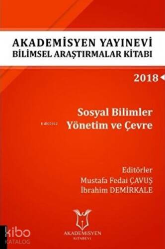 Sosyal Bilimler Yönetim ve Çevre (AYBAK 2018 Eylül) - 1