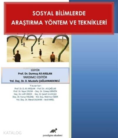 Sosyal Bilimlerde Araştırma Yöntem ve Teknikleri - 1