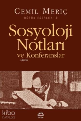 Sosyoloji Notları ve Konferansları - 1