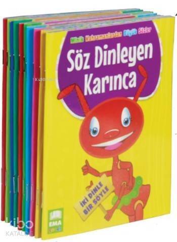 Söz Dinleyen Karınca Minik Kahramanlardan Büyük Sözler Serisi; (10 Kitap, 1. ve 2. Sınıflar İçin) - 1