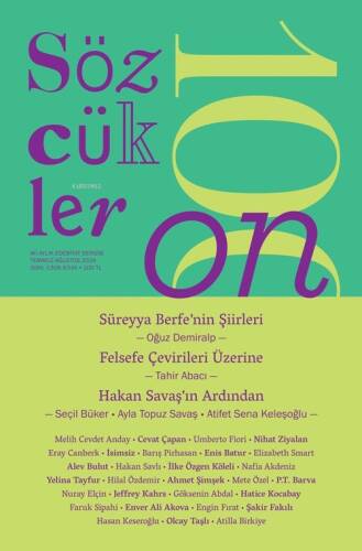 Sözcükler Dergisi 110. Sayı - 1