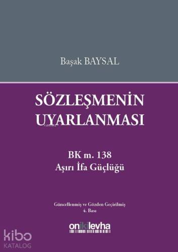 Sözleşmenin Uyarlanması - 1