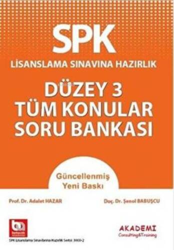 SPK Düzey 3 Tüm Konular Soru Bankası - 1