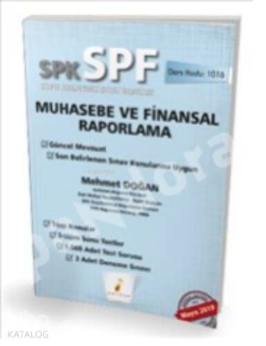 Spk Spf Muhasebe ve Finansal Raporlama ;Konu Anlatımlı Soru Bankası - 1