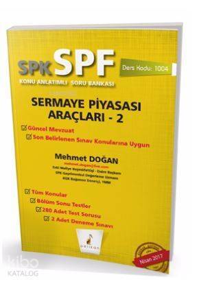 SPK - SPF Sermaye Piyasası Araçları 2 Konu Anlatımlı Soru Bankası 1004 - 1