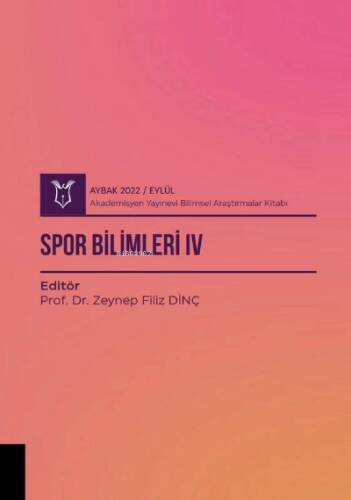 Spor Bilimleri IV( AYBAK 2022 Eylül ) - 1