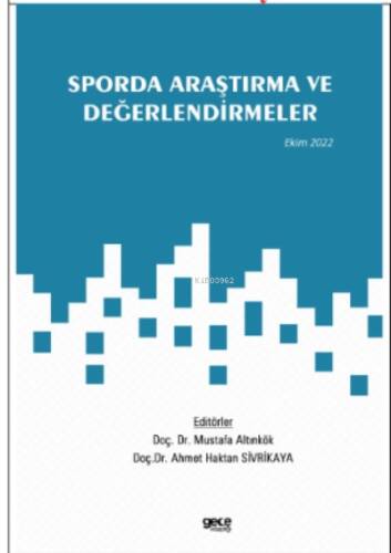 Sporda Araştırma ve Değerlendirmeler - 1