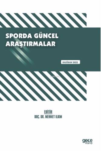 Sporda Güncel Araştırmalar / Haziran 2022 - 1