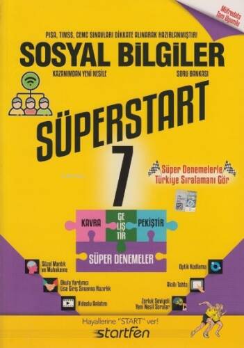 Startfen 7.Sınıf Süperstart Sosyal Bilgiler Soru Bankası - 1