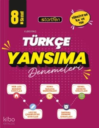 Startfen 8. Sınıf - Türkçe Yansıma Denemeler - 1