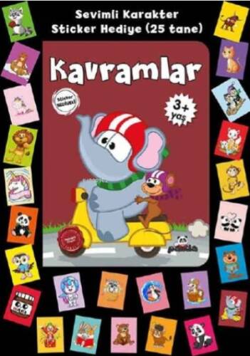 Stickerlı 3+ Yaş Kavramlar - 1