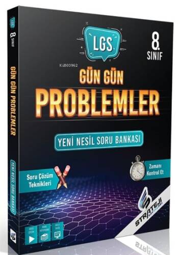 Strateji Bayilik Yayınları 8. Sınıf LGS Matematik Gün Gün Problemler Soru Bankası - 1