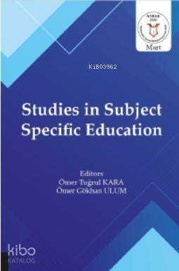 Studies in Subject Specific Education - 1