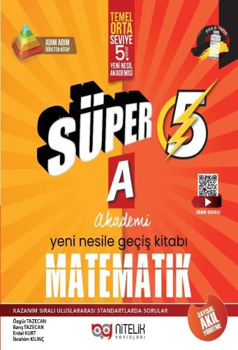 Süper 5 Matematik A Yeni Nesile Geçiş Kitabi - 1