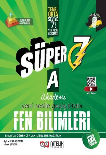 Süper 7 Fen Bilimleri A Yeni Nesile Geçiş Kitabı - 1