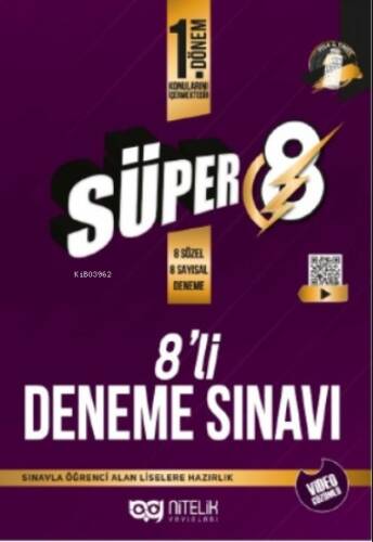 Süper 8 1.Dönem 8’Lİ Deneme Sınavı - 1