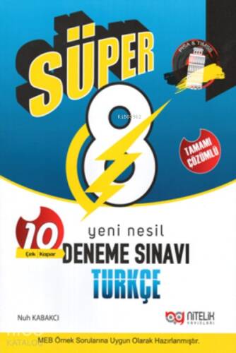 Süper 8. Sınıf Yeni Nesil Türkçe 10 Deneme Sınavı - 1