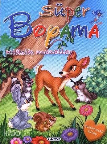 Süper Boyama - Klasik Masallar; Çıkartmalı Kitap - 1