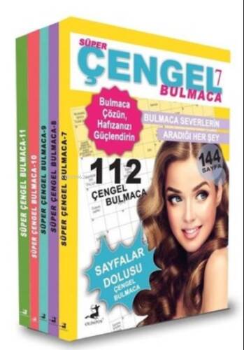 Süper Çengel Bulmaca Seti - 5 Kitap Takım - 1