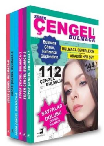 Süper Çengel Bulmaca Seti - 6 Kitap Takım - 1