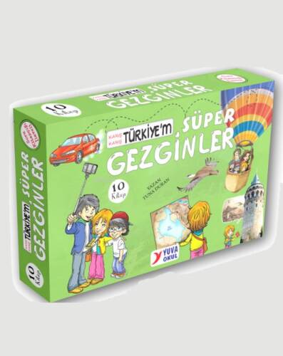 Süper Gezginler - Karış Karış Türkiyem ;Kutulu Set + Soru Kitapçığı - 1