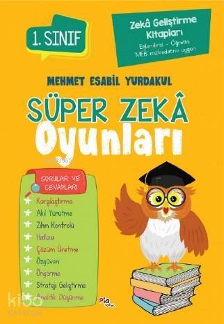 Süper Zeka Oyunları 1.Sınıf; Zeka Geliştirme Kitapları - 1