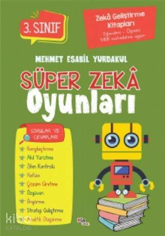 Süper Zeka Oyunları 3.Sınıf; Zeka Geliştirme Kitapları - 1