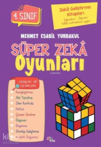 Süper Zeka Oyunları 4.Sınıf; Zeka Geliştirme Kitapları - 1