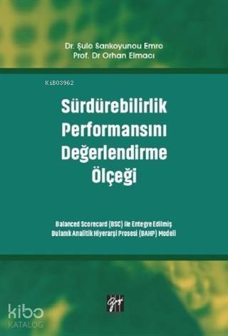 Sürdürebilirlik Performansını Değerlendirme Ölçeği - 1