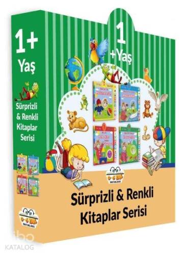 Sürprizli Renkli Kitaplar - 4 Kitap Set (1+Yaş) - 1