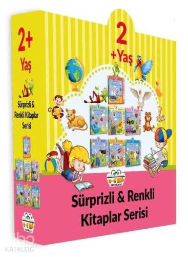 Sürprizli Renkli Kitaplar - 7 Kitap Set (2+Yaş) - 1