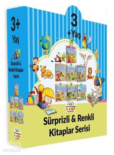 Sürprizli Renkli Kitaplar - 7 Kitap Set (3+Yaş) - 1