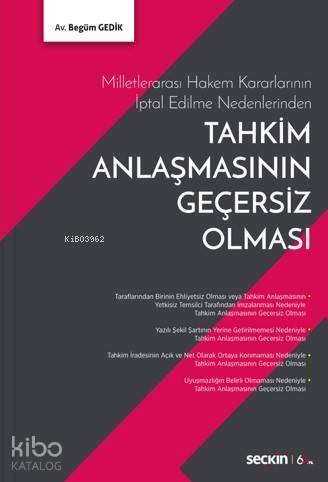 Tahkim Anlaşmasının Geçersiz Olması - 1