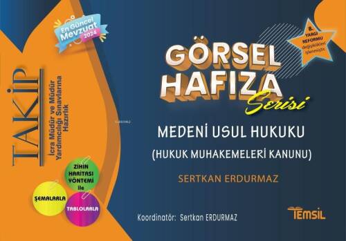 Takip Görsel Hafıza Serisi Medeni Usul Hukuku - 1