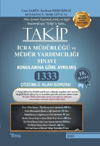 Takip İcra Müdürlüğü Ve Müdür Yardımcılığı Sınavı Soru Bankası - 1