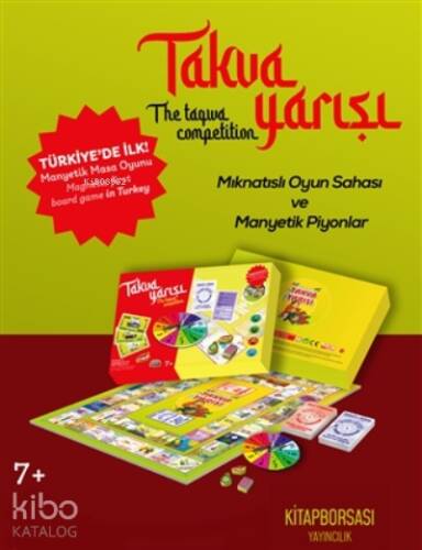 Takva Yarışı - The Taqwa Competition (türkçe - İngilizce);Mıknatıslı Oyun Sahası Ve Manyetik Piyonlar - 7+ Yaş - 1