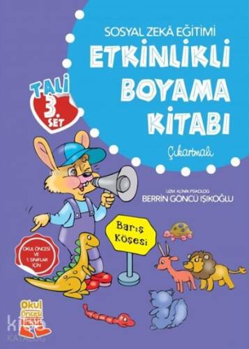 Tali 3. Set - Etkinlikli Boyama Kitabı;Çıkartmalı - 1