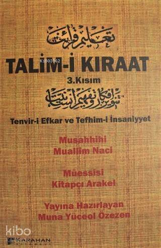 Talim-i Kıraat 3. Kısım - 1