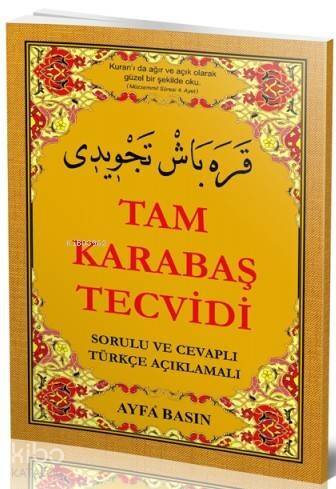 Tam Karabaş Tecvidi (Ayfa-046, Türkçeli); Sorulu - Cevaplı Türkçe Açıklamalı - 1