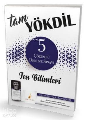 Tam YÖKDİL Fen Bilimleri Dijital Çözümlü 5 Deneme Sınavı - 1