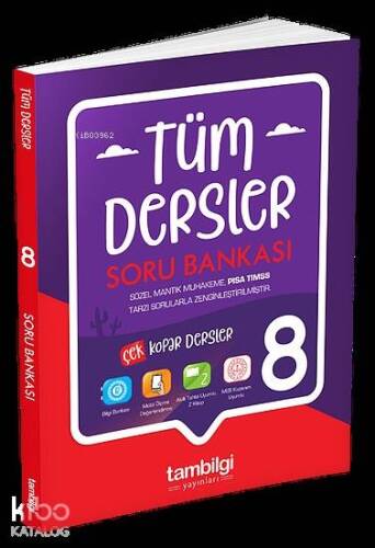 Tambilgi Yayınları 8. Sınıf LGS Tüm Dersler Soru Bankası Tambilgi - 1