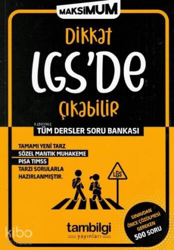 Tambilgi Yayınları Dikkat LGS de Çıkabilir Tüm Dersler Soru Bankası Tambilgi - 1