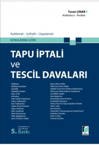 Tapu İptali ve Tescil Davaları - 1